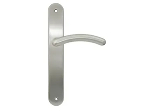 ITALIAN DESIGN - GENZIANA-PLACCA - Brass door handle on back plate _ Fama International